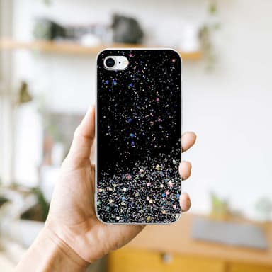 iPhone 7 / 7S / 8 / SE 2020 Silikondeksel Glitter