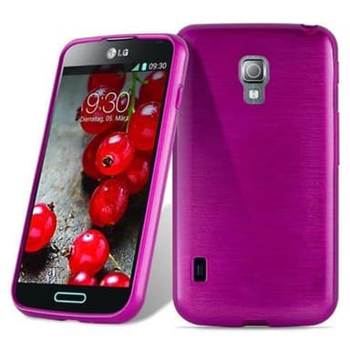 LG L7 II (2. SIM) silikondeksel cover (rosa)