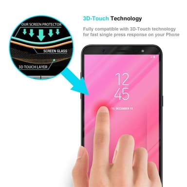 Samsung Galaxy J8 2018 Skjermbeskytter Skärmskydd