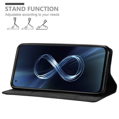 Asus ZenFone 8 lommebokdeksel case (svart)