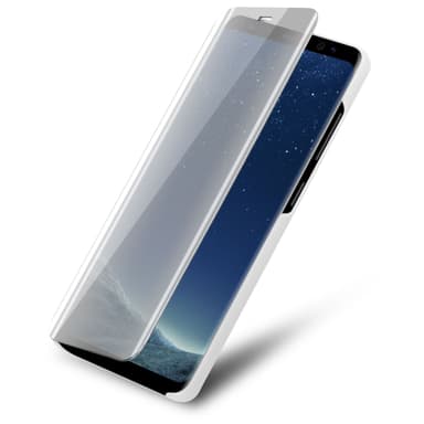 Samsung Galaxy S8 lommebokdeksel etui (sølv)