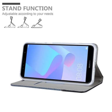 Huawei Y6 PRIME lommebokdeksel etui (blå)