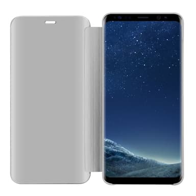 Samsung Galaxy S8 lommebokdeksel etui (sølv)