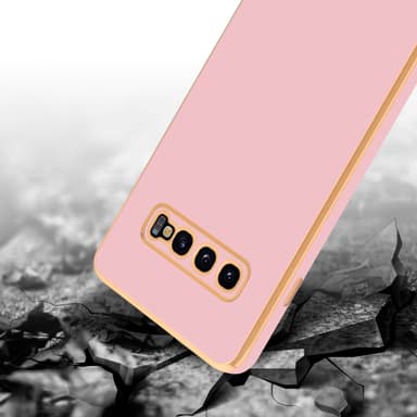 Samsung Galaxy S10 4G silikondeksel case (rosa)