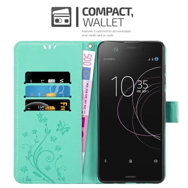 Sony Xperia XZ1 COMPACT lommebokdeksel Blomster