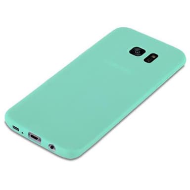 Deksel Samsung Galaxy S7 EDGE Silikon cover (blå)