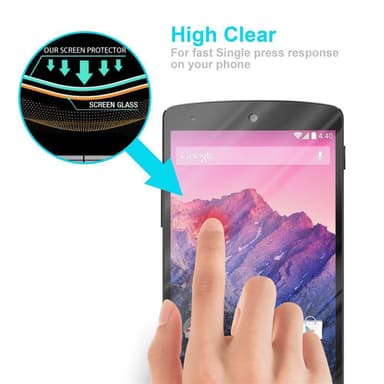 LG Google NEXUS 5 Skjermbeskytter Skärmskydd