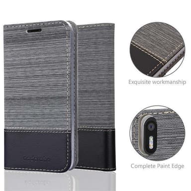 BQ Aquaris X5 lommebokdeksel etui (grå)