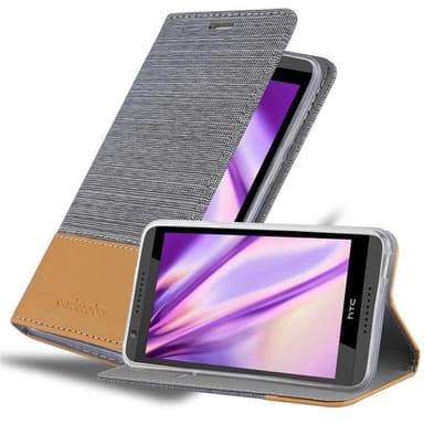 HTC Desire 820 lommebokdeksel etui (grå)