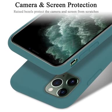 iPhone 11 PRO MAX silikondeksel case (grønn)