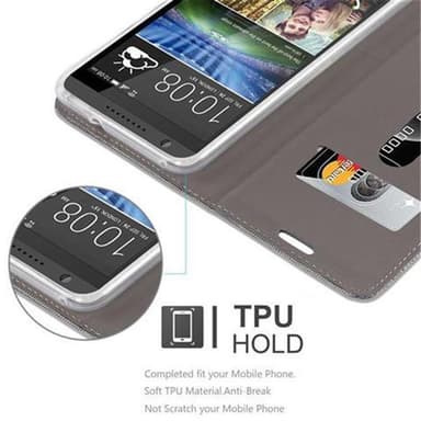 HTC Desire 820 lommebokdeksel etui (grå)