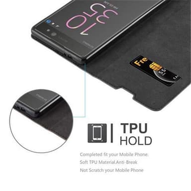 Sony Xperia XA ULTRA lommebokdeksel case (svart)