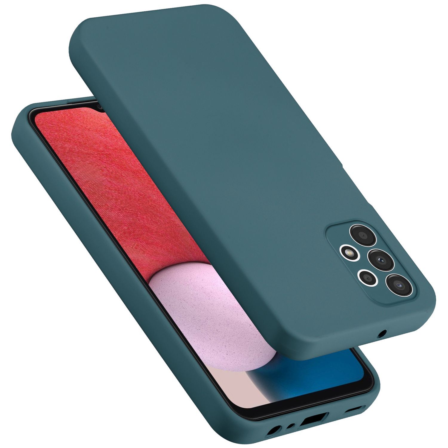 Samsung Galaxy A13 4G silikondeksel case (Grønn)