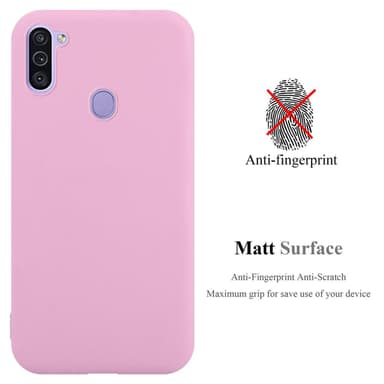 Deksel Samsung Galaxy A11 / M11 Silikon cover (rosa)