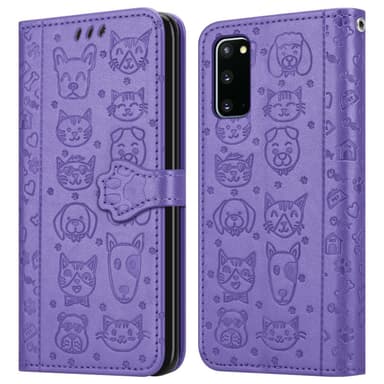 Samsung Galaxy S20 lommebokdeksel case (lilla)