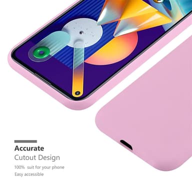 Deksel Samsung Galaxy A11 / M11 Silikon cover (rosa)