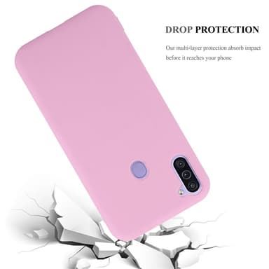Deksel Samsung Galaxy A11 / M11 Silikon cover (rosa)