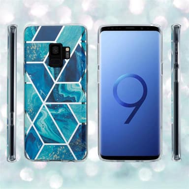 Samsung Galaxy S9 PLUS lommebokdeksel etui (blå)