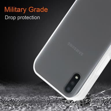 Samsung Galaxy A01 Deksel Case Cover (gjennomsiktig)