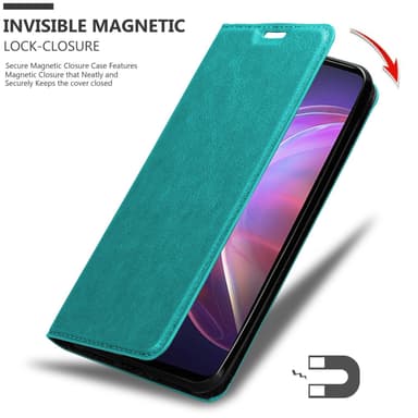 Vivo V21 4G / 5G lommebokdeksel case (turkis)
