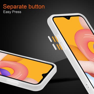 Samsung Galaxy A01 Deksel Case Cover (gjennomsiktig)