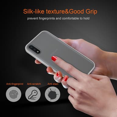 Samsung Galaxy A01 Deksel Case Cover (gjennomsiktig)