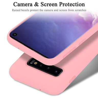 Samsung Galaxy S10 4G silikondeksel case (rosa)
