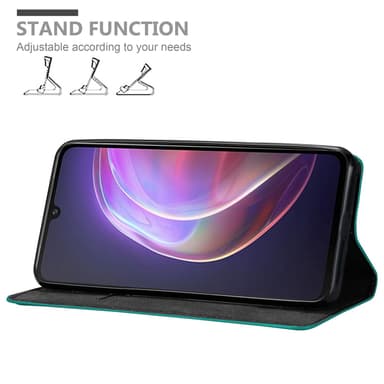 Vivo V21 4G / 5G lommebokdeksel case (turkis)