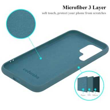 Samsung Galaxy S22 ULTRA silikondeksel case (grønn)