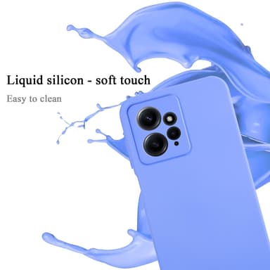 Xiaomi Redmi Note 12 4G silikondeksel case (Lilla)