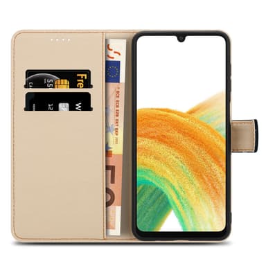 Samsung Galaxy A33 5G lommebokdeksel etui (svart)