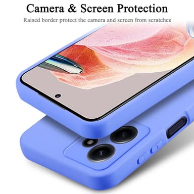 Xiaomi Redmi Note 12 4G silikondeksel case (Lilla)