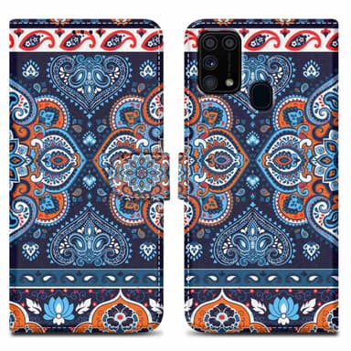 Samsung Galaxy M31 lommebokdeksel etui (blå)