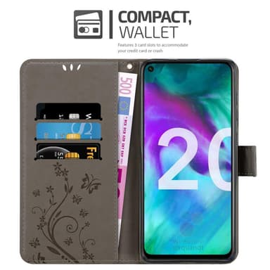 Honor 20 / 20S / Huawei NOVA 5T lommebokdeksel Blomster