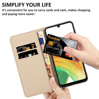 Samsung Galaxy A33 5G lommebokdeksel etui (svart)