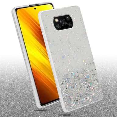 Xiaomi POCO X3 NFC Silikondeksel Glitter