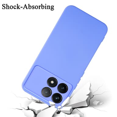 Xiaomi Poco F6 Pro silikondeksel case (lilla)