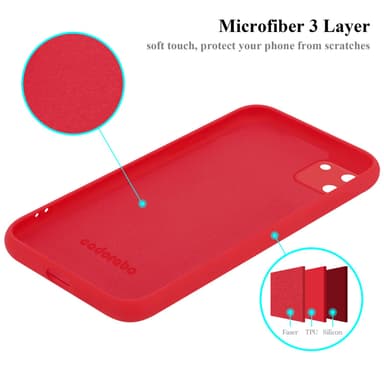 Realme C11 2020 silikondeksel case (rød)