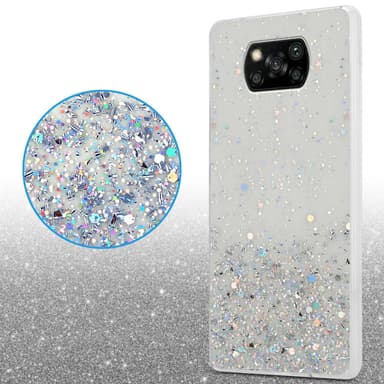 Xiaomi POCO X3 NFC Silikondeksel Glitter