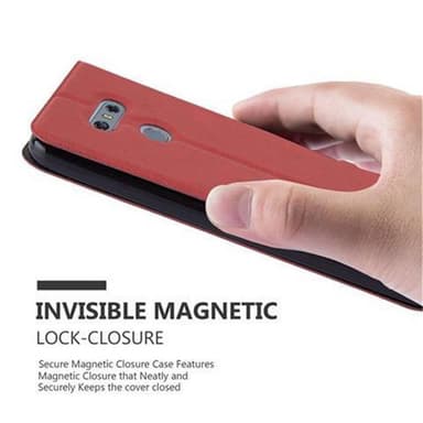 LG G6 lommebokdeksel cover (rød)