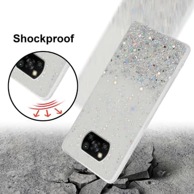 Xiaomi POCO X3 NFC Silikondeksel Glitter