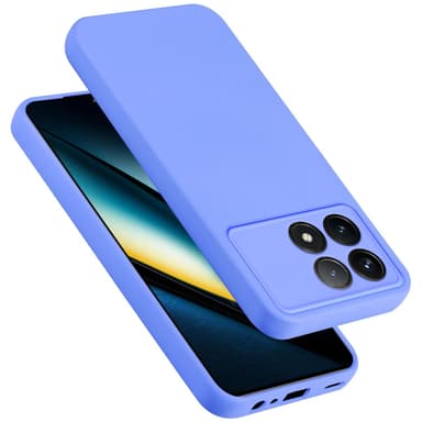 Xiaomi Poco F6 Pro silikondeksel case (lilla)