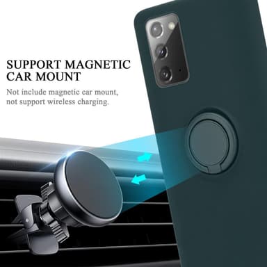 Deksel Samsung Galaxy NOTE 20 Ring Case (grønn)