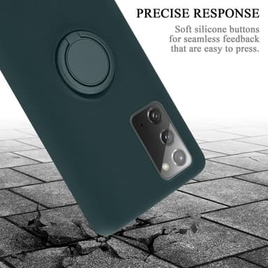 Deksel Samsung Galaxy NOTE 20 Ring Case (grønn)