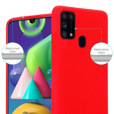 Deksel Samsung Galaxy M31 case (rød)