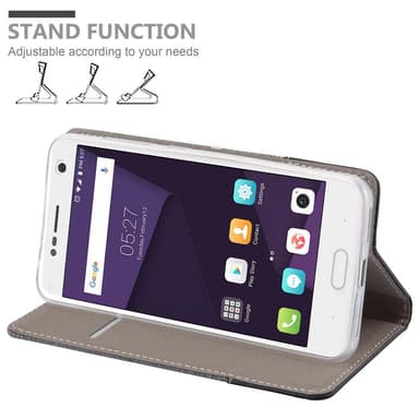 ZTE Blade V8 lommebokdeksel etui (grå)