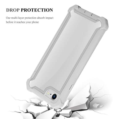 iPhone 7 / 7S / 8 / SE 2020 Deksel Case Cover (grå)