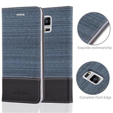 Samsung Galaxy NOTE 4 lommebokdeksel etui (blå)