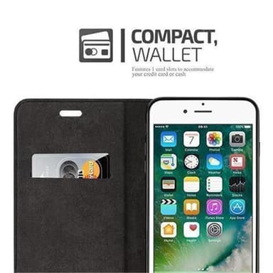 iPhone 7 / 7S / 8 / SE 2020 lommebokdeksel case (rød)