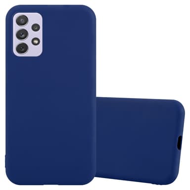 Deksel Samsung Galaxy A73 5G Silikon cover (blå)
